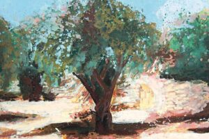 "Δενδρο", 2002, ακρυλικό σε καμβά, 60 x 75 cm
