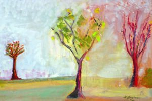 "Προσμονή", 2000, ακρυλικό σε καμβά, 35 x 50 cm "Προσμονή", 2000, ακρυλικό σε καμβά, 35 x 50 cm