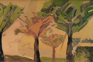 "Είδα τον κάμπο πέρα πλημμυρισμένο", 1999, μικτή τεχνική, 20 x 48 cm "Είδα τον κάμπο πέρα πλημμυρισμένο", 1999, μικτή τεχνική, 20 x 48 cm