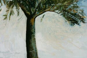 "Χώρες του ήλιου", 2000, μικτή τεχνική σε καμβά, 100 x 70 cm "Χώρες του ήλιου", 2000, μικτή τεχνική σε καμβά, 100 x 70 cm