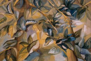 "Tα φύλλα είναι ακόμα εκεί", 2006, μικτή τεχνική, 46 x 57 cm "Tα φύλλα είναι ακόμα εκεί", 2006, μικτή τεχνική, 46 x 57 cm
