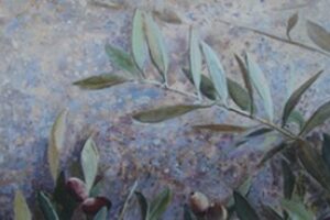 "Κλαδιά ελιάς", 2015, μικτή τεχνική, 35 x 55 cm "Κλαδιά ελιάς", 2015, μικτή τεχνική, 35 x 55 cm