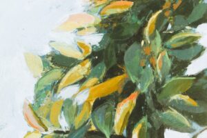 "Κίτρινα φύλλα", 2011, μικτή τεχνική, 60 x 48 cm "Κίτρινα φύλλα", 2011, μικτή τεχνική, 60 x 48 cm