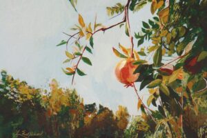 "Ρόδι", 2004, ακρυλικό σε καμβά, 50 x 70 cm "Ρόδι", 2004, ακρυλικό σε καμβά, 50 x 70 cm