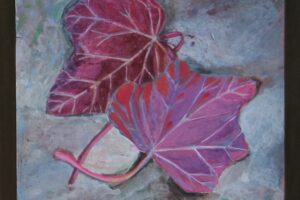 "Φυλλώματα", 2014, μικτή τεχνική, 25 x 25 cm